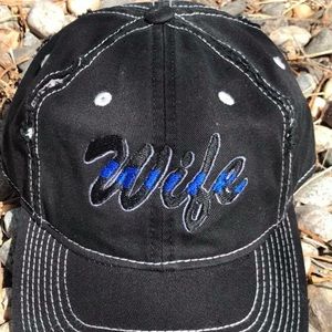 NEW blue line Wife hat